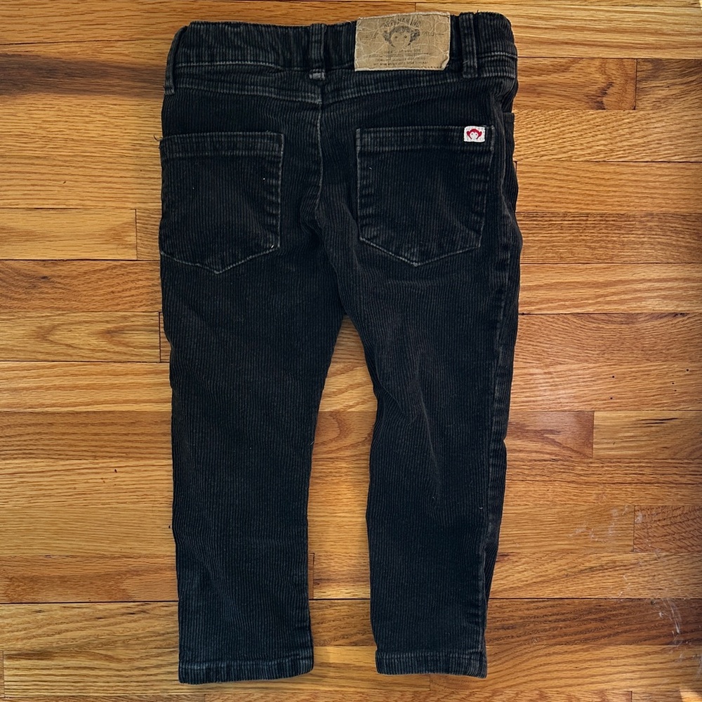 Appaman Black Corduroy Toddler Pants - Picture 3 of 3